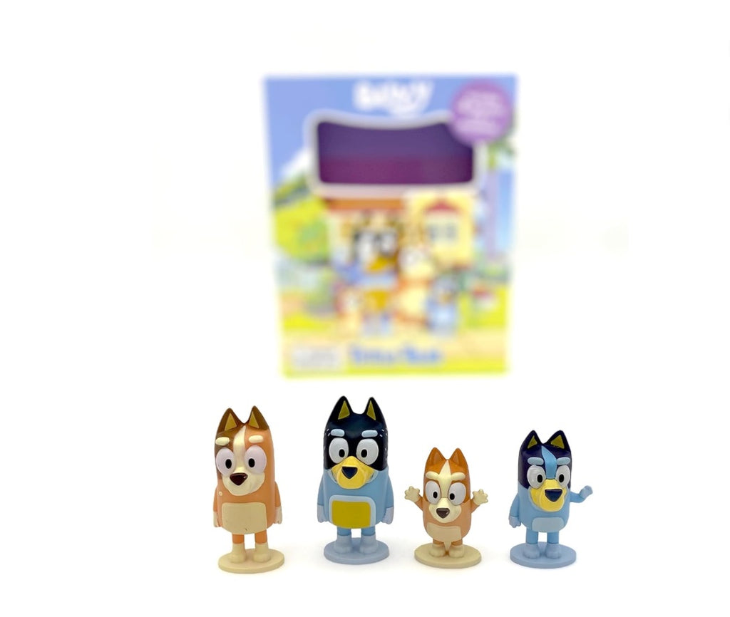 Bluey Tattle Tales - Activity Books for kids, 12-page storybook, 4 figurines