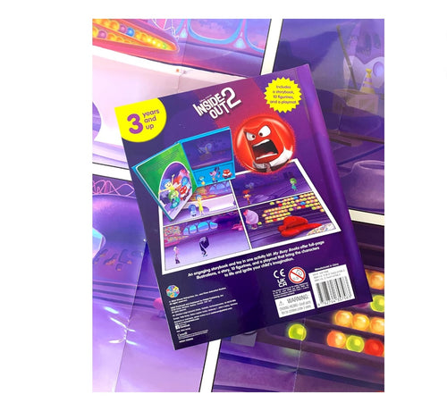 Disney Inside Out 2 My Busy Books - Storybook, 10 figurines, playmat