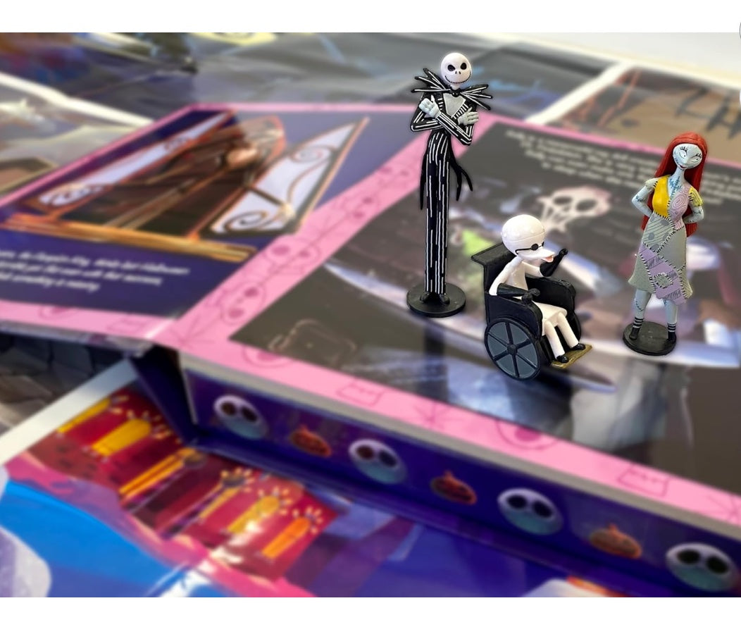Disney Nightmare Before Christmas My Busy Books - Storybook, 10 figurines, playmat
