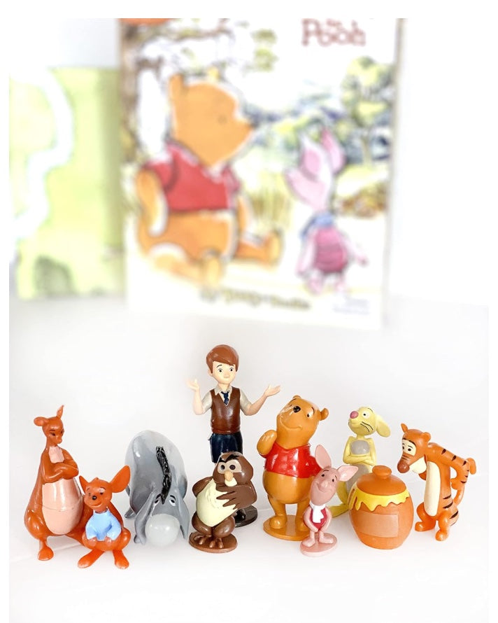 Disney Winnie the Pooh Classic My Busy Books - Storybook, 10 figurines, playmat