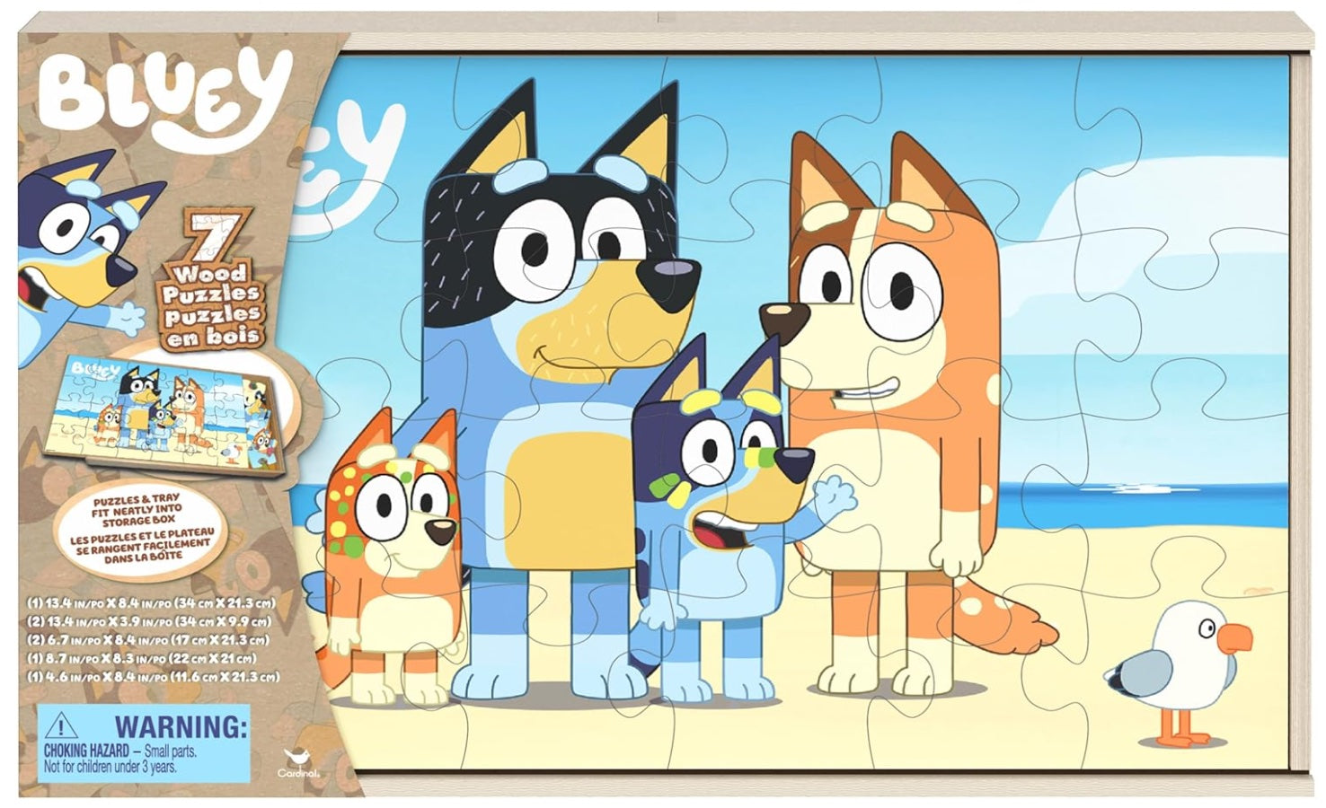 Fine Motor & Focus Wooden Puzzle Set (7 Pack)