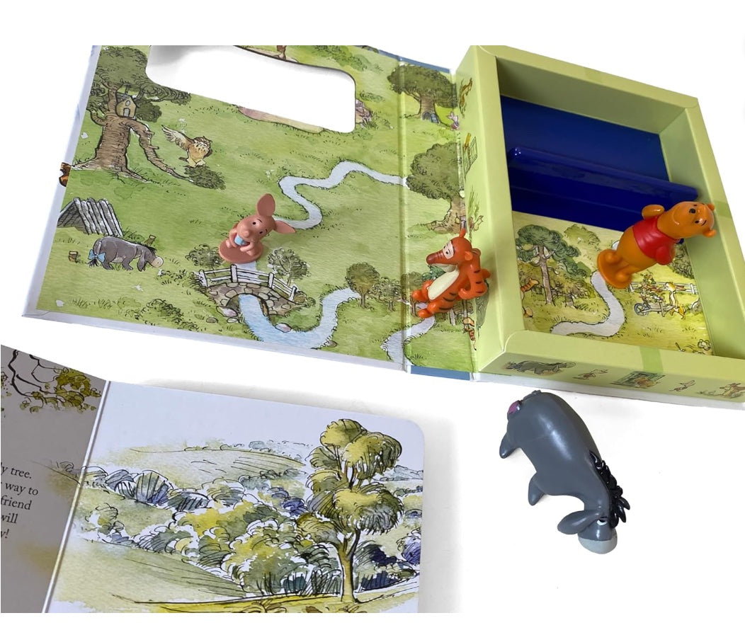 Disney Winnie the Pooh Tattle Tales - Activity Books for kids, 12-page storybook, 4 figurines