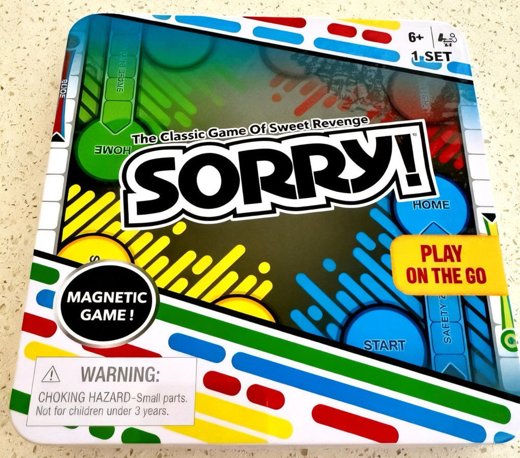 Hasbro™ Magnetic Travel Game Set – 3 Classic Games in Portable Tin
