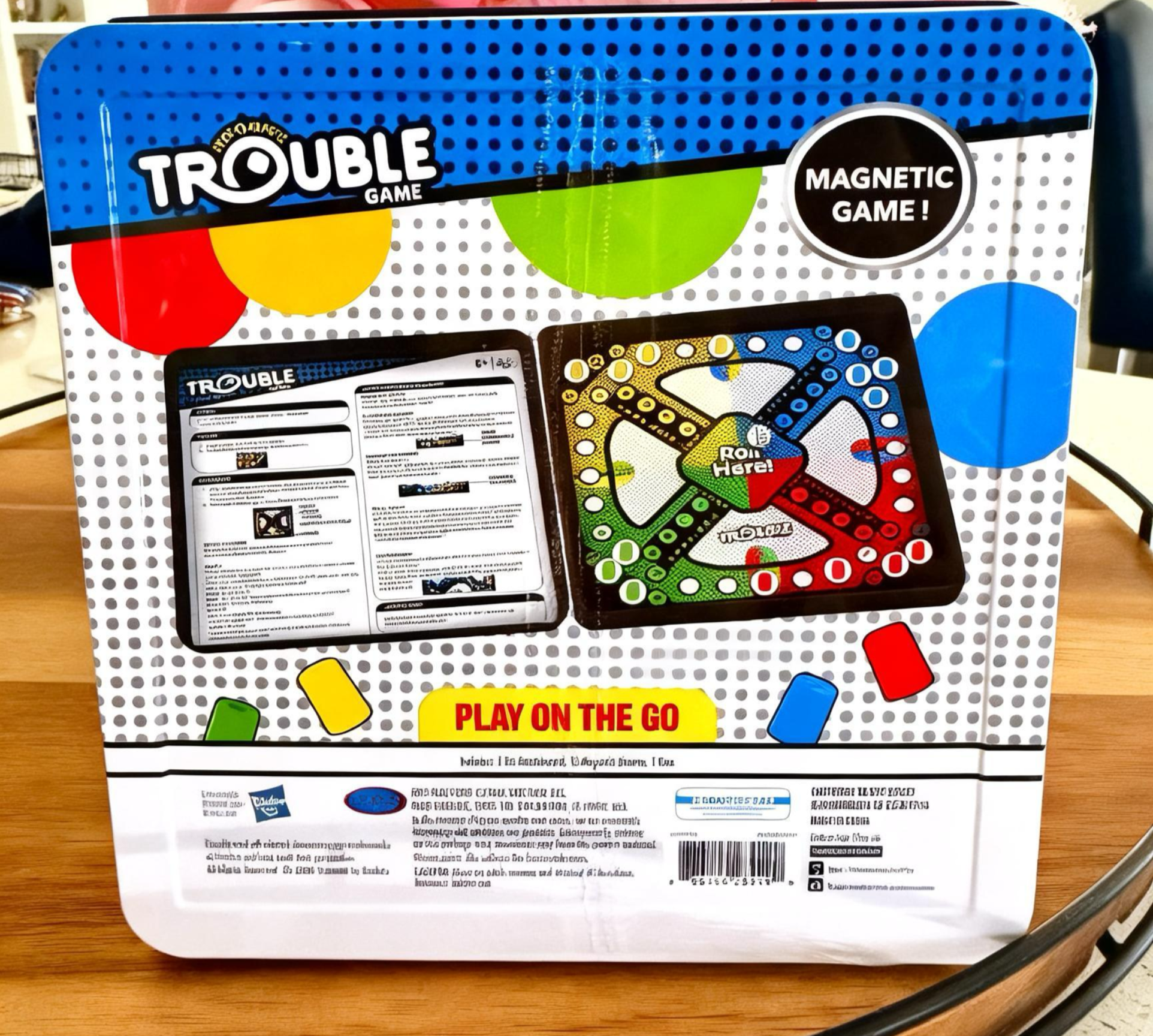 Hasbro™ Magnetic Travel Game Set – 3 Classic Games in Portable Tin