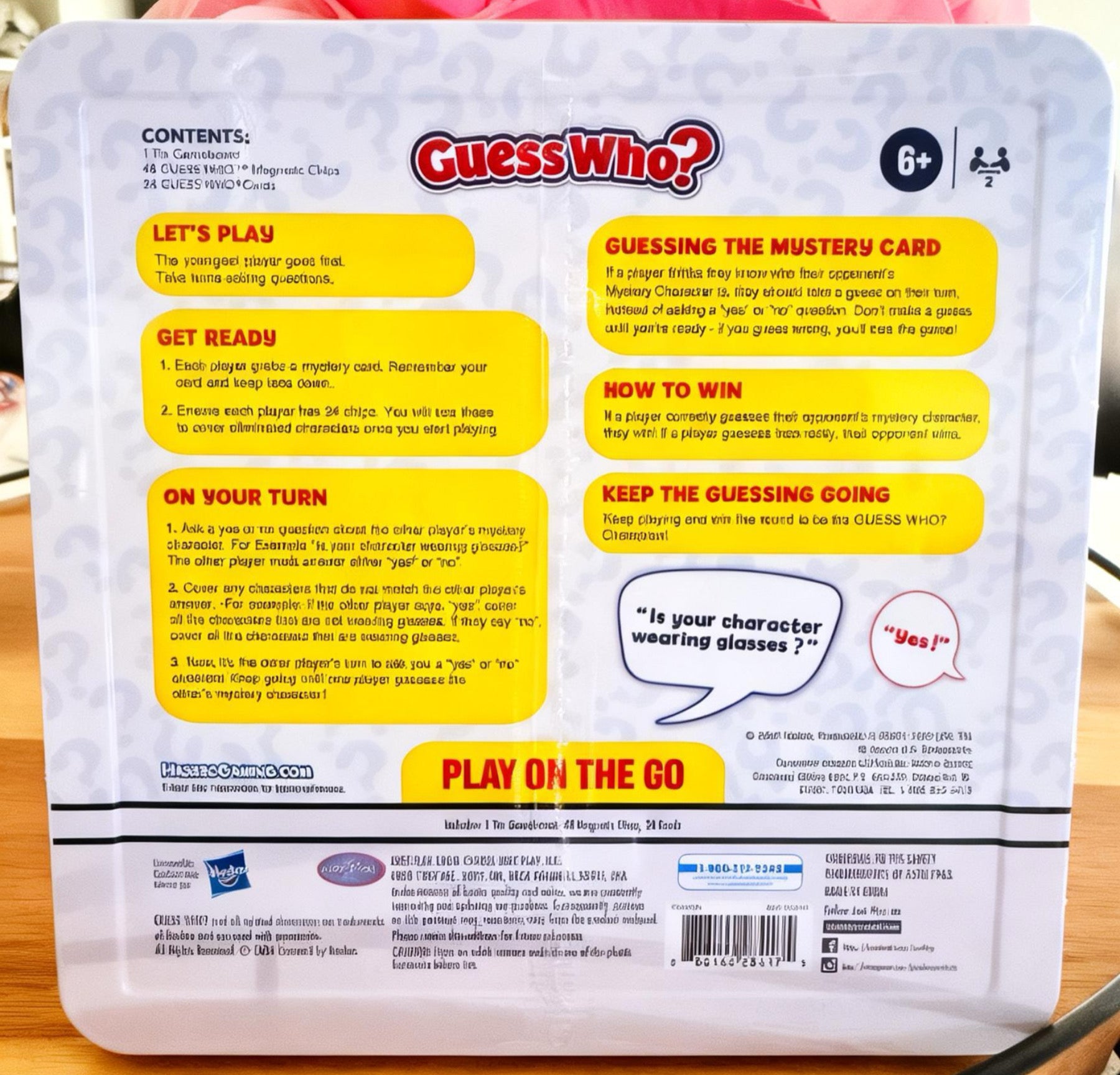 Hasbro™ Magnetic Travel Game Set – 3 Classic Games in Portable Tin