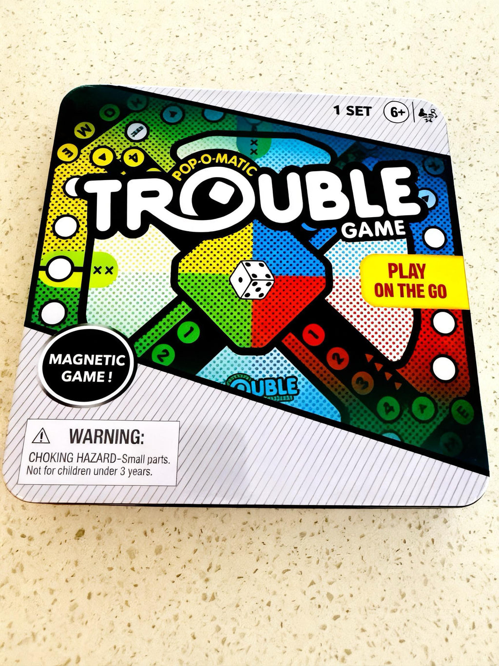 Hasbro™ Magnetic Travel Game Set – 3 Classic Games in Portable Tin