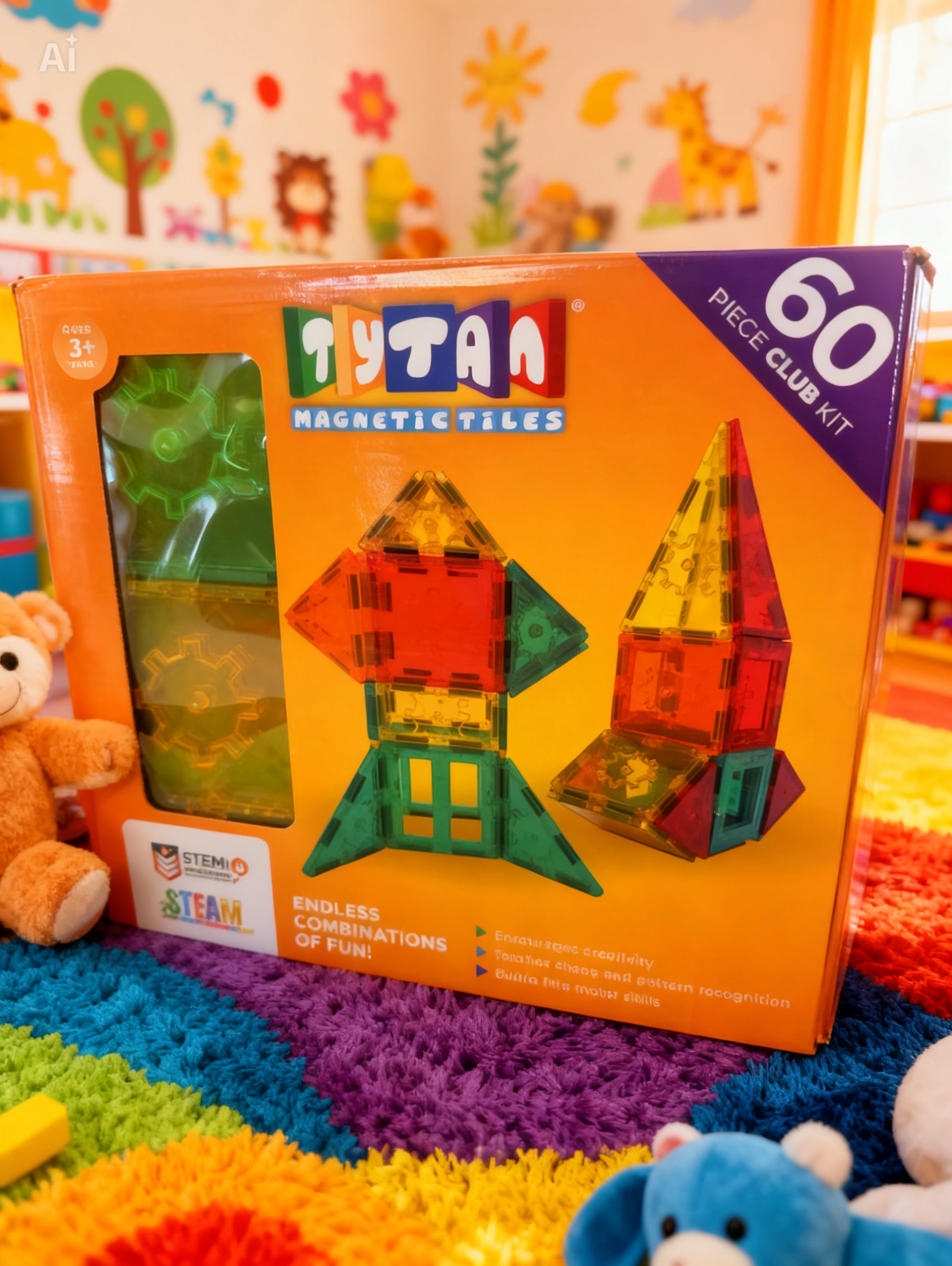 Magnetic Color & Number Maze | Fine Motor Learning Board