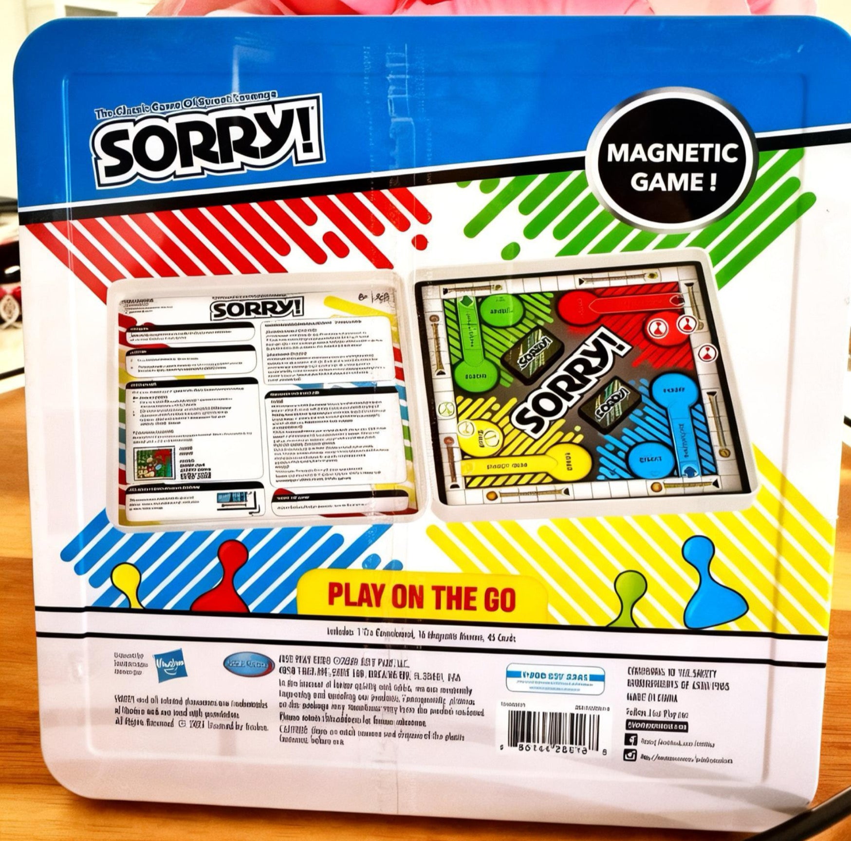 Hasbro™ Magnetic Travel Game Set – 3 Classic Games in Portable Tin
